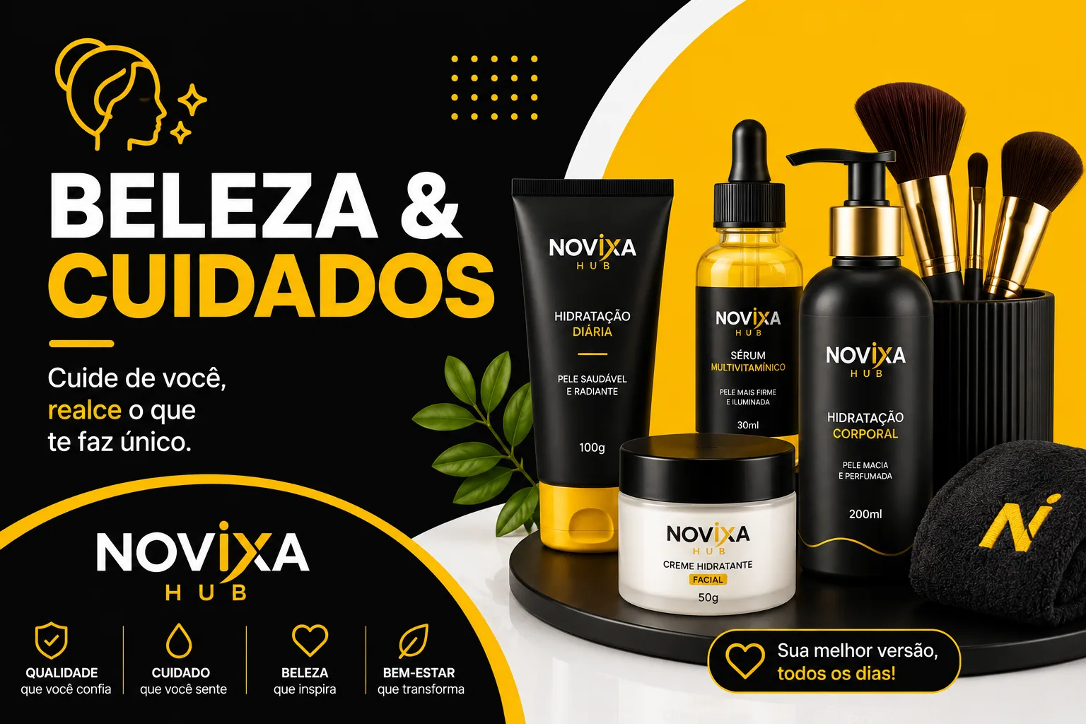 Beleza & Cuidados — Rotina de autocuidado sem complicação