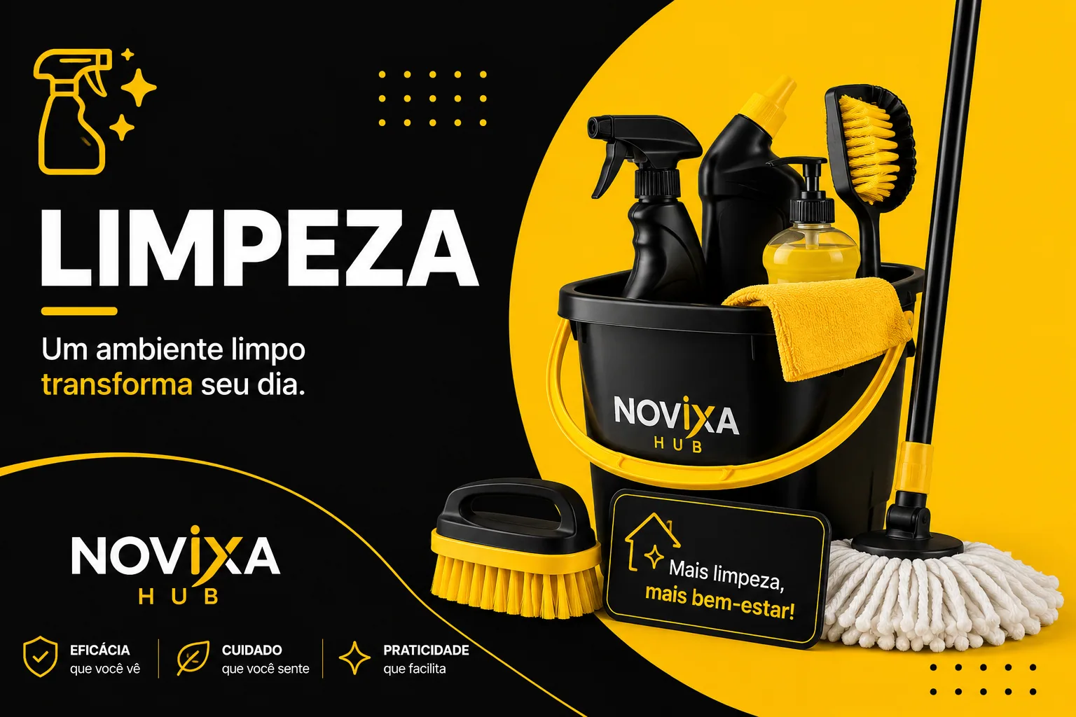 Limpeza — Menos esforço, mais resultado